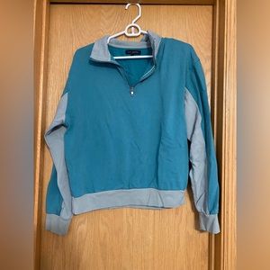 LA Hearts Blue Quarter Zip Size Medium